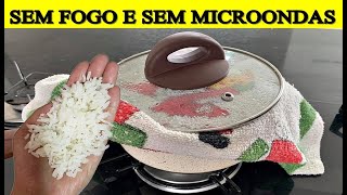 😱 COMO COZINHAR ARROZ COM PANO DE PRATO SEM FOGO Seu GÁS VAI DURAR ANOS [upl. by Leela]