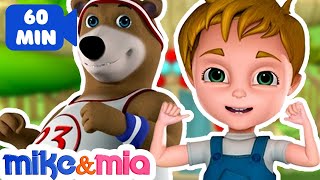 Head shoulders Knees and Toes  Kids Songs and Nursery Rhymes  Songs for Children by Mike and Mia [upl. by Nael]