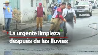 DESPUÉS DE LA TORMENTA A LIMPIAR  Cada año es la misma historia con las lluvias [upl. by Demb]