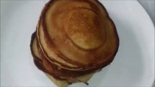 Pancake banane rapide pour diabétiques de type 2 healthy وصفةبانكيك للمرضى داء السكر او للرياصين [upl. by Yanahc]