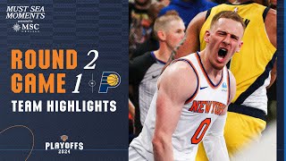 Knicks take Game 1  Knicks vs Pacers  2024 NBA Playoffs  May 6th 2024 [upl. by Enirolf76]