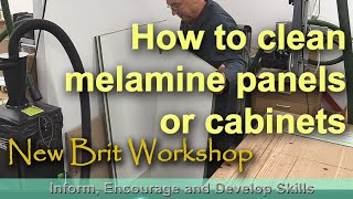 How to clean melamine sheeting or cabinets [upl. by Skees]