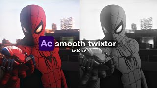 smooth twixtor and velocity  after effects tutorial [upl. by Gine664]