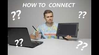 HOW TO CONNECT YOUR GRAPHIC TABLET CORRECTLY Parblo A610S [upl. by Akenot]