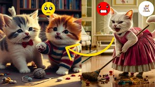 Kittens Mess Moms Angry Reaction to Toys Everywhere 😾🎮  pets catlover funny viralvideo [upl. by Axel]