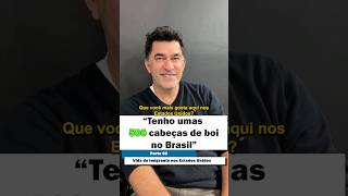 Depois de anos nos Estados Unidos ele tem várias fazendas no Brasil brasileirosnoeua imigrantebr [upl. by Eidnas]