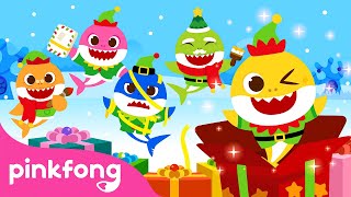 🧝‍♂️Les Elfes de la Famille Requin  Chansons Noël  Pinkfong Baby Shark Chansons pour Enfants [upl. by Dory]