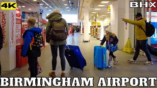 BHX BIRMINGHAM Airport FULL Walk Tour England United Kindom UK [upl. by Minnnie]