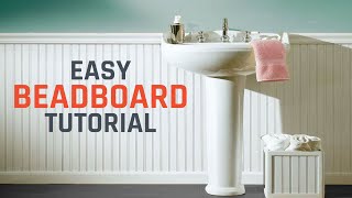 How to Install Beadboard or Wainscoting [upl. by Nahtnahoj]