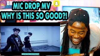 BTS  MIC Drop  Steve Aoki Remix Official MV BLACK GUY REACTION [upl. by Thaxter476]