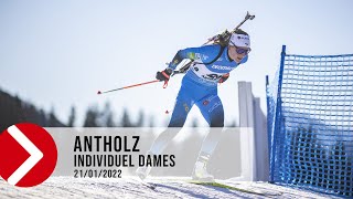 INDIVIDUEL DAMES  ANTHOLZ 2022 [upl. by Anyad]