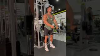 Cable Front Raise Shoulders Exercises  Cable rope front raise  Shoulder Workout shorts [upl. by Hsakiv]