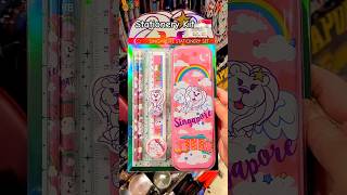 Cute Singapore Stationery Kit 🩷🤍 schoolsupplies [upl. by Fugazy]