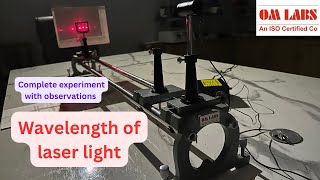 wavelength of laser light  omlabs [upl. by Anitnatsnok]