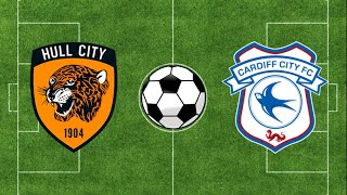 Hull City vs vs Cardiff City  EFL Championship 202324  Football Simulation PES 21 [upl. by Aralc]