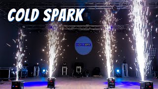 How To Use Cold Spark Machine  Indoor Sparklers Tips [upl. by Haelem]