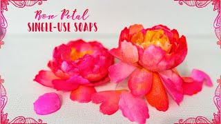 DIY Rose Petal Soaps Create Your Own SingleUse Soaps [upl. by Honora]