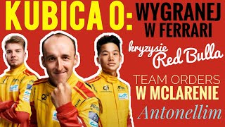 Robert Kubica o zwycięstwie w USA team orders w McLarenie Kimim Antonellim problemach Red Bulla [upl. by Leamse]