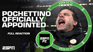 FULL REACTION Mauricio Pochettino OFFICIALLY appointed as USMNT head coach  ESPN FC [upl. by Diraf653]