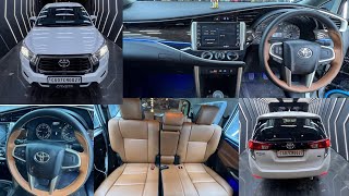 2023 INNOVA CRYSTA HIGHLY MODIFIED  LEATHERITE SEATS  AMBIENT LIGHTING AUDIO SETUP ZX LIGHTS [upl. by Paulo]