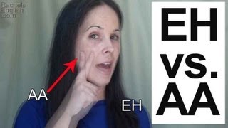 American English Pronunciation EH ɛ vs AA æ Vowels [upl. by Turoff]