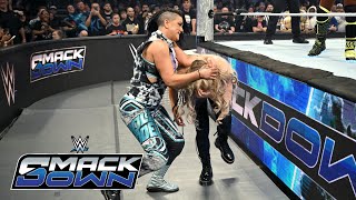 Nia Jax uses a fierce ringside brawl to defeat Naomi SmackDown highlights Nov 15 2024 [upl. by Nommad]