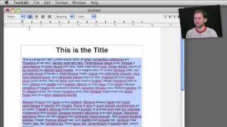 Using TextEdit For Casual Word Processing MacMost Now 379 [upl. by Dafna]