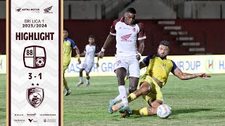 Liga1  PS Barito Putera v PSM Makassar 31  Allona PSM [upl. by Ainaznat]