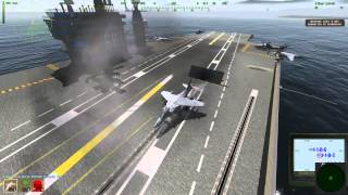 USS Nimitz Harrier Crash [upl. by Lleynad]