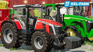 LS22 XXL Farm 1 Einzug auf dem neuen Hof mit den ersten Geräten  FARMING SIMULATOR 22 [upl. by Mcgurn]