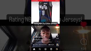 RATING NBA CITY EDITION JERSEYS WITH MEMES cartoons nba mavs spongebob [upl. by Harl]