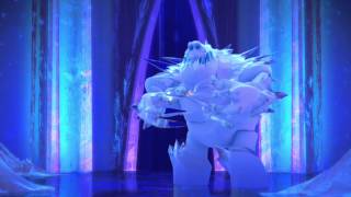 Frozen End of Credits Scene HD  Marshmallow Snow Monster finds Elsas Crown [upl. by Sherwin]