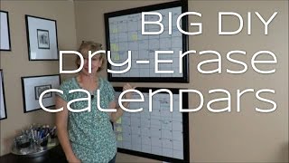 Big DIY DryErase Calendars [upl. by Ydahs]