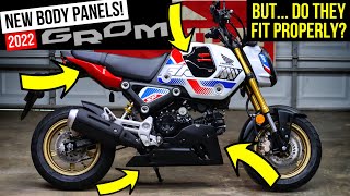 Installing New Honda Grom Mods Plastics  Body Panels from SNB Product at Zeed Parts  MSX125 [upl. by Iadrahc75]