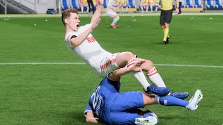 【FC24】nasty tackles and funny moments 8 [upl. by Anilatak]