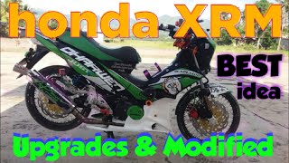 HONDA XRM 110125 BEST UPGRADES AND MODIFIED  MIX CONCEPTS [upl. by Felder]