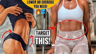 INTENSE LOWER ABS  Pooch Belly Exercises You Need Now Burn Fat🔥  8 MinNo equipments [upl. by Swenson855]