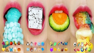 ASMR 10 minutes 수면유도 먹방 Eating Sounds for Relaxing and Sleep Emoji FOOD [upl. by Alimhaj916]