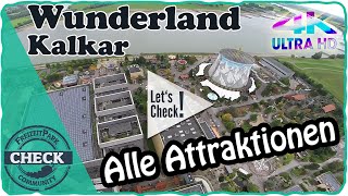 Wunderland Kalkar  Alle Attraktionen  Impressionen Ultra HD4K [upl. by Bullion]