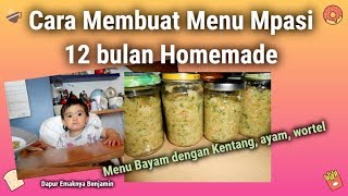 Cara Membuat Menu Mpasi 12 bulan  Menu Mpasi Bayam [upl. by Starlin474]