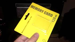 128MB PS2 memory card review [upl. by Apilef]