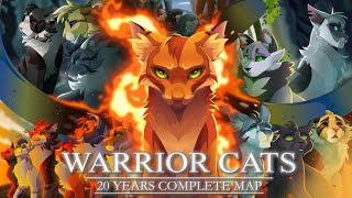 Warrior Cats 20 Years  COMPLETE MAP [upl. by Bogoch]