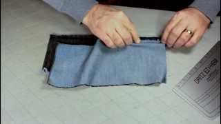 Example of One Way to Sew A Professional Flat Felled Seam on a Home Sewing Machine [upl. by Aenitsirhc]