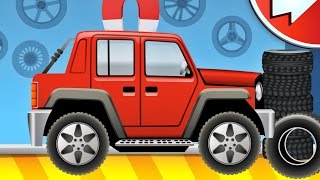 Dream Cars Factory  Game App for Kids by HappyTouch iPad [upl. by Bartle]