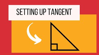 How to set up tangent [upl. by Telford]