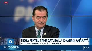 Ludovic Orban susține că Iohannis vrea să fie premier și PSD să aibă candidatul la președinție [upl. by Tdnaltroc]