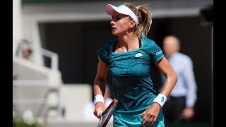 Lesia Tsurenko  2019 Citi Open Day 1  Shot of the Day [upl. by Anaic]