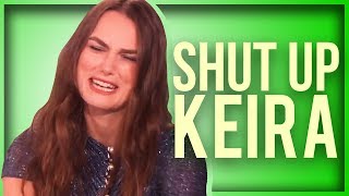 quotSHUT UP KEIRAquot  Keira Knightley on Ellen RANT😡 [upl. by Zennas]