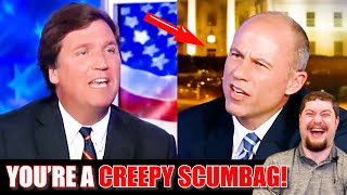 Fox News EXPLODES when Tucker and Stormy Daniels lawyer GO AT IT [upl. by Ynaffik826]