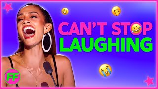 TRY NOT TO LAUGH 🤣 FUNNIEST Auditions On BGT [upl. by Assenab294]